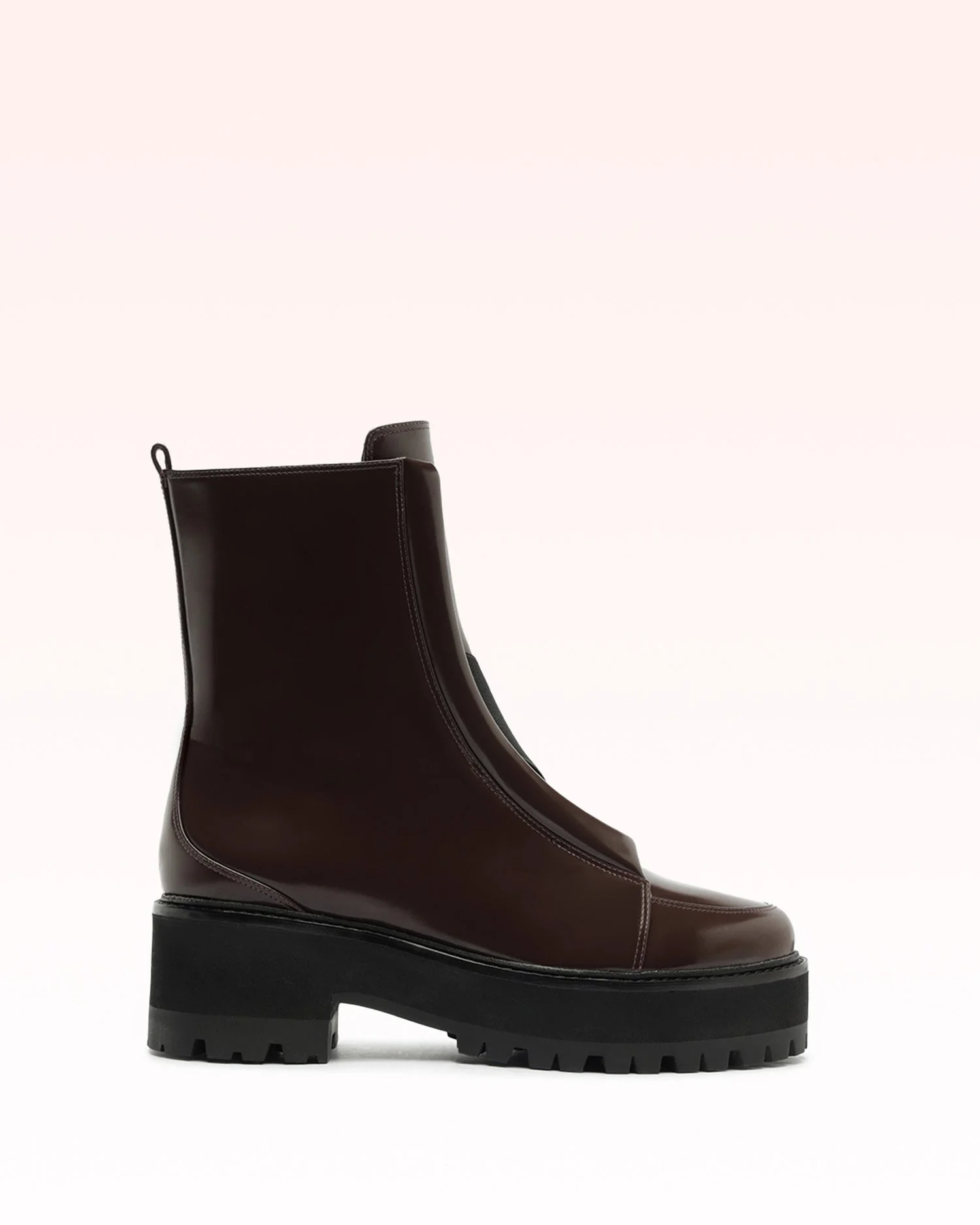 JOANNA BOOTIE DARK PLUM - 1