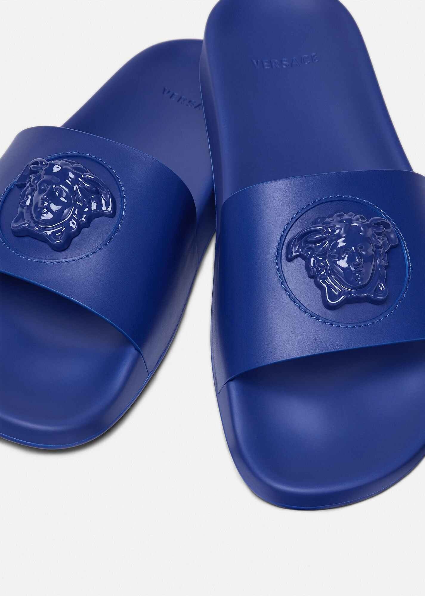 La Medusa Leather Slides - 2