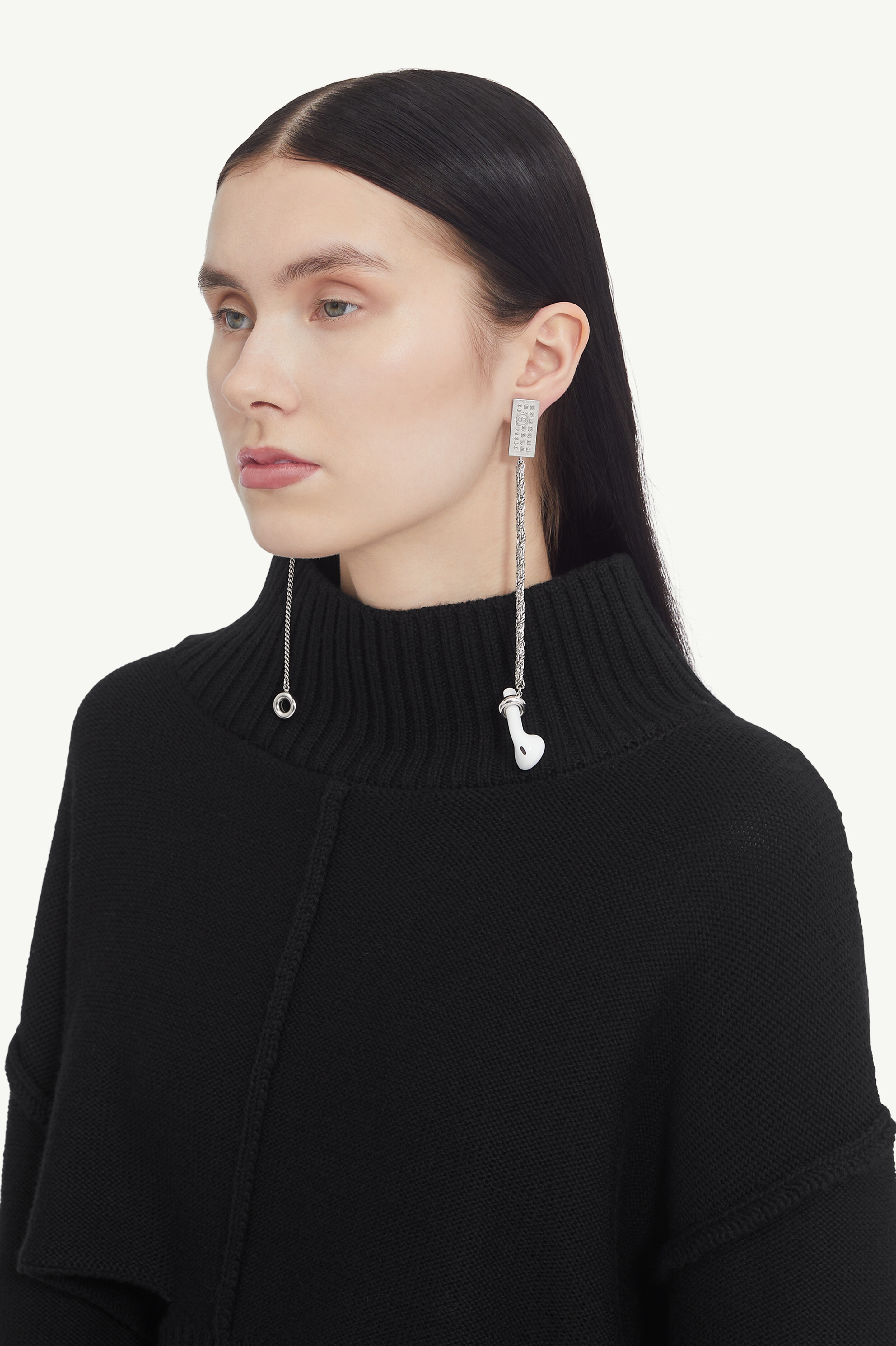 Embossed Numeric Earrings - 4