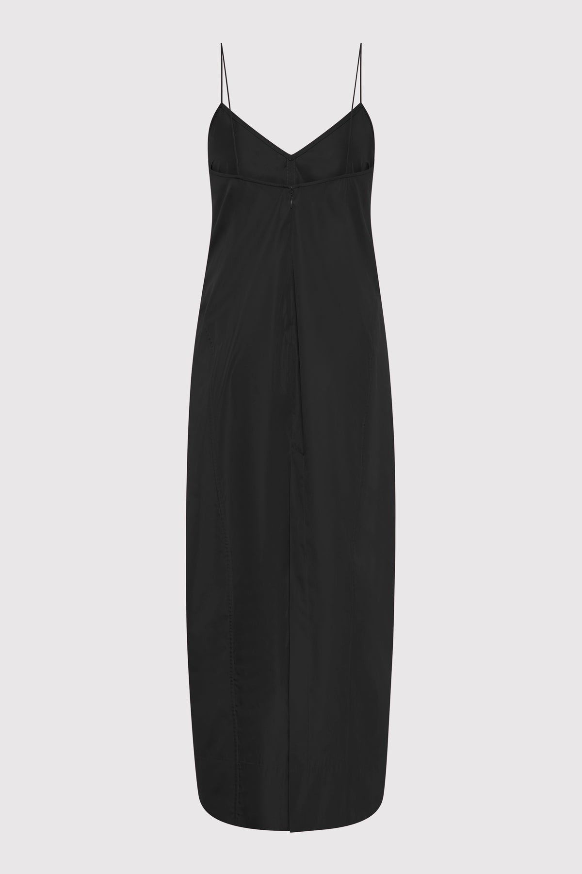 Paper Taffeta Cocoon Dress - Black - 5