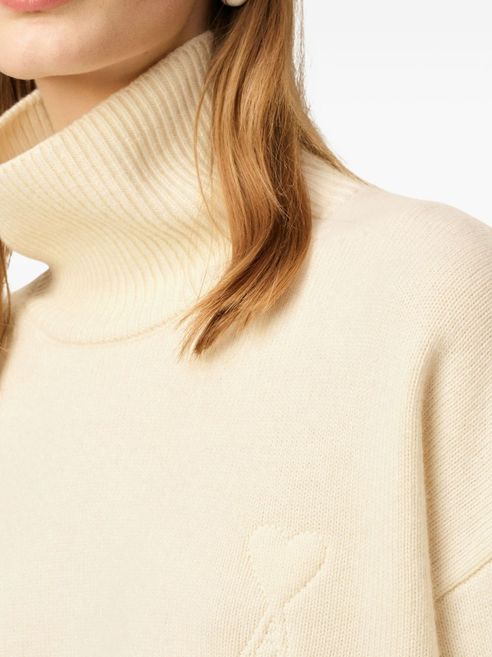 Ami de Coeur funnel neck sweater - 5