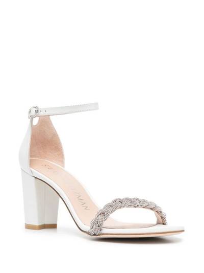 Stuart Weitzman Nudistcurve 75mm leather sandals outlook