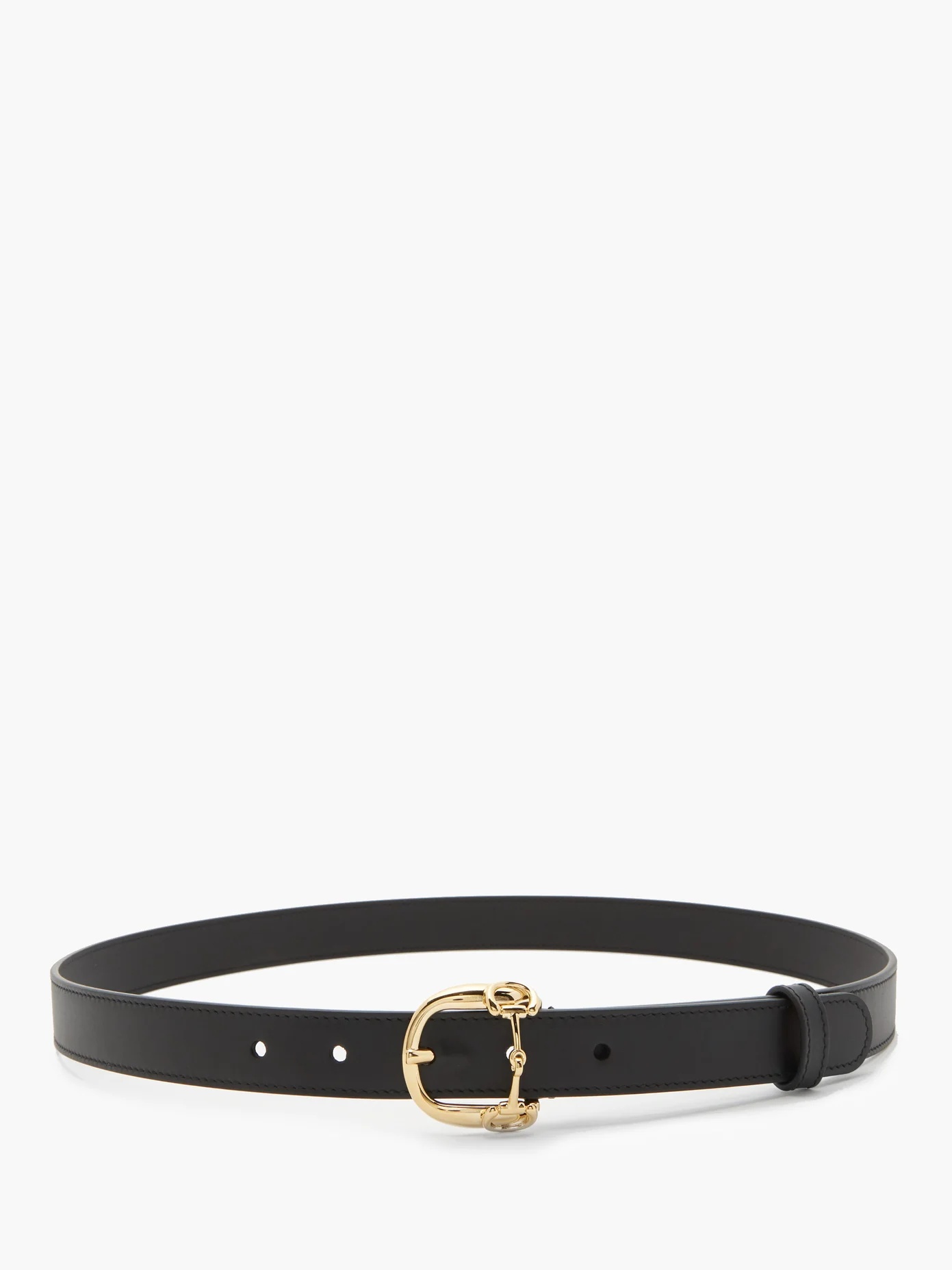 Horsebit leather belt - 4