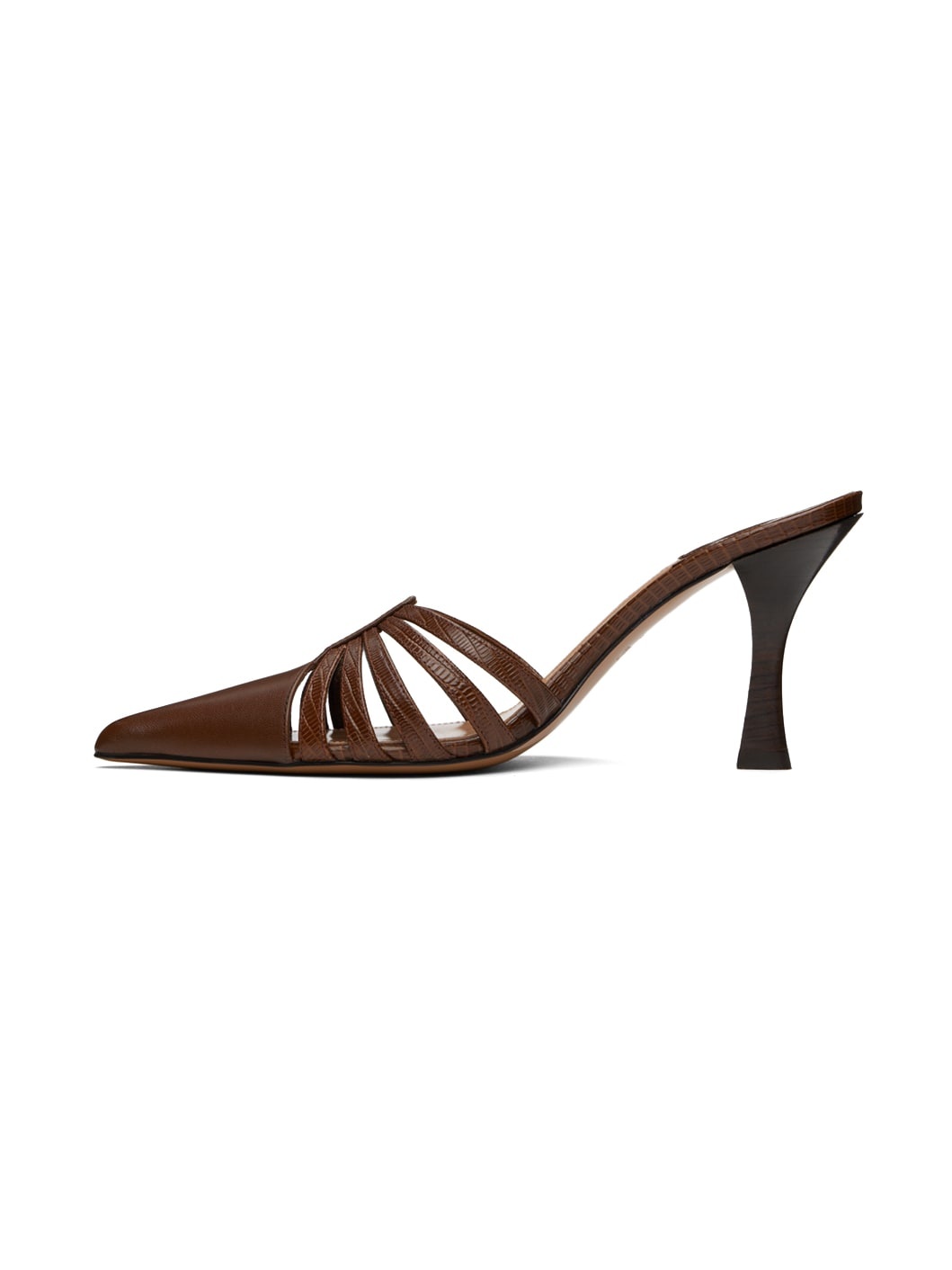 Brown Nadia Mules - 3