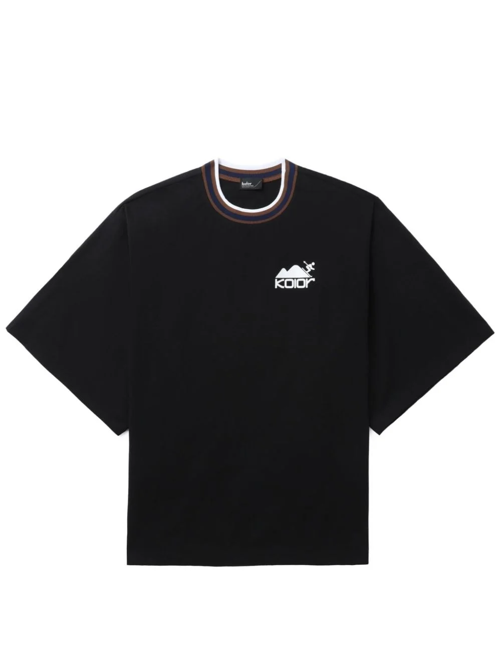 logo-print short-sleeve T-shirt - 1