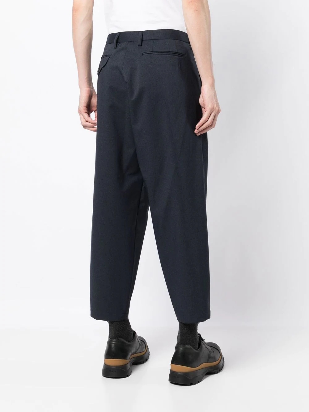 tapered cropped trousers - 4