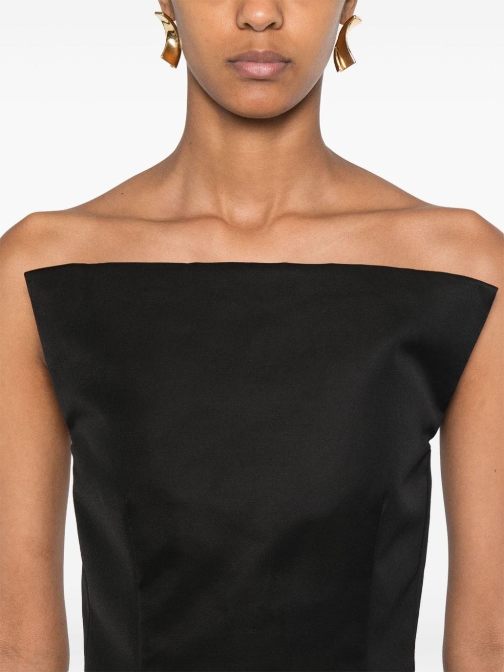 square-neck dress - 5