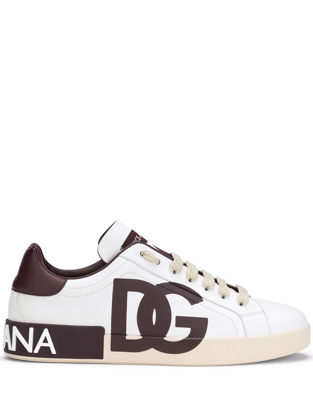 logo-print Portofino sneakers - 1