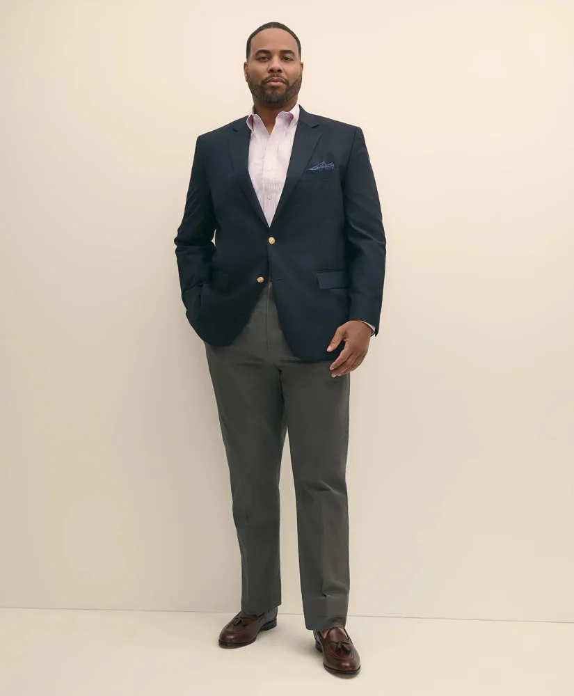 Big & Tall Two-Button 1818 Blazer - 1