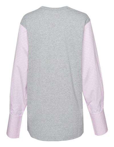 Dries Van Noten Heavy Jersey Grid Top outlook