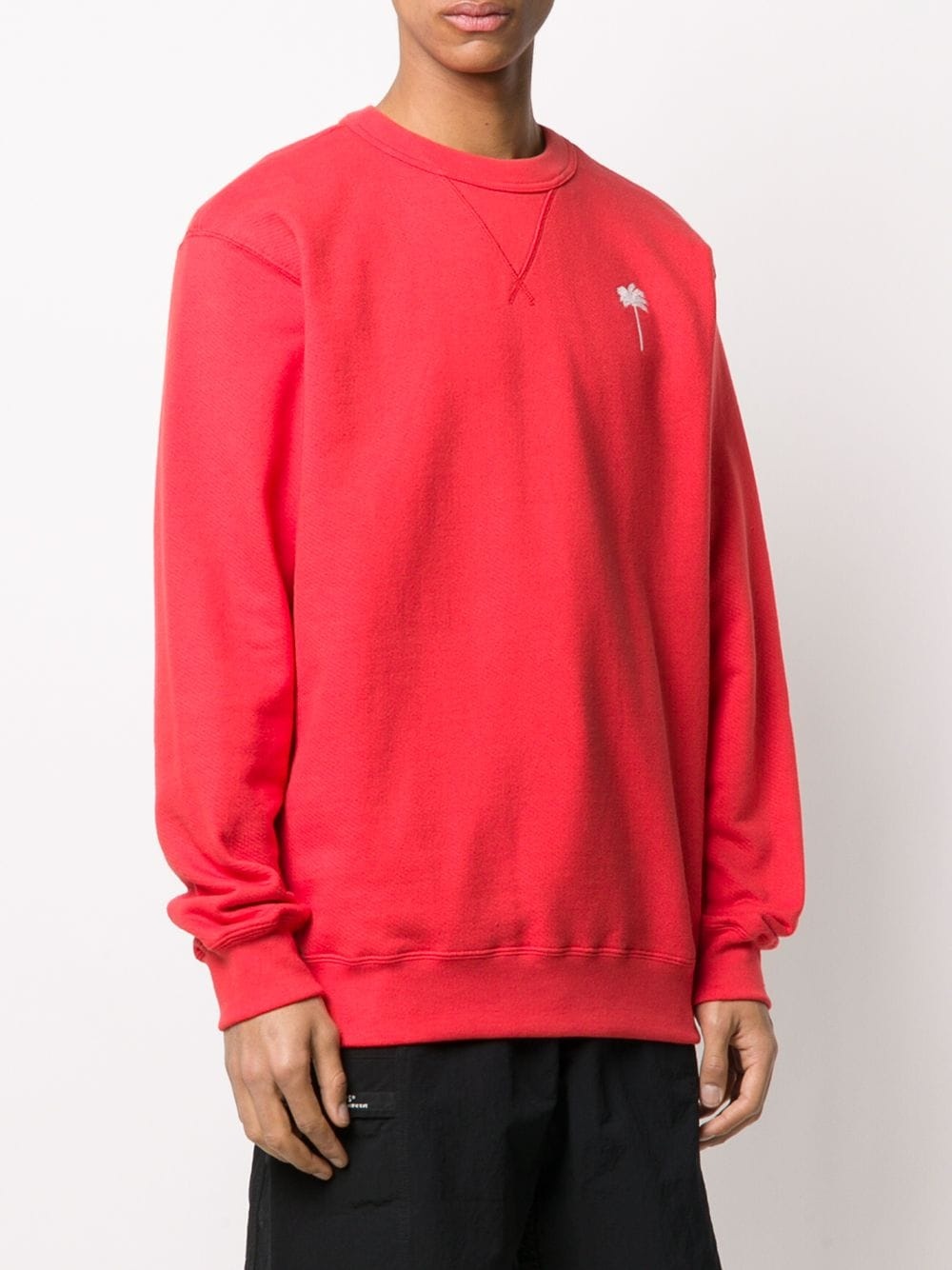 embroidered logo sweatshirt - 3