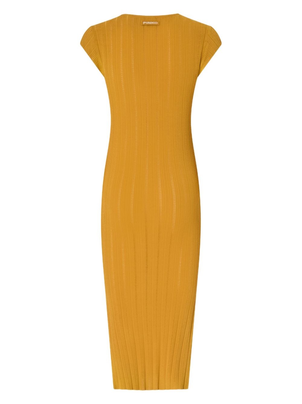 ribbed midi dress - 2