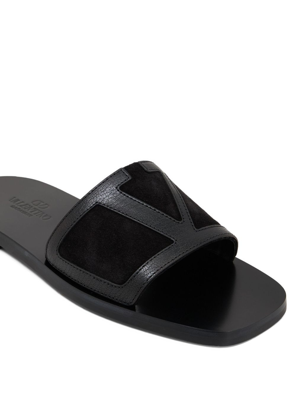 Viva Superstar leather flat sandals - 4