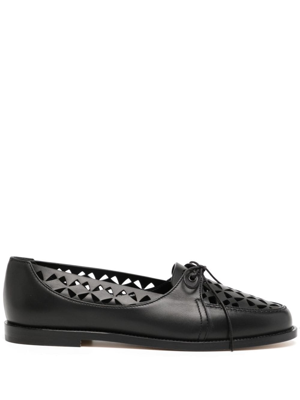 Delirium cut-out leather loafers - 1