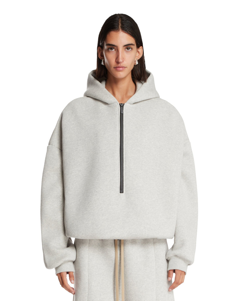 Gray Half-Zip Sweatshirt 1