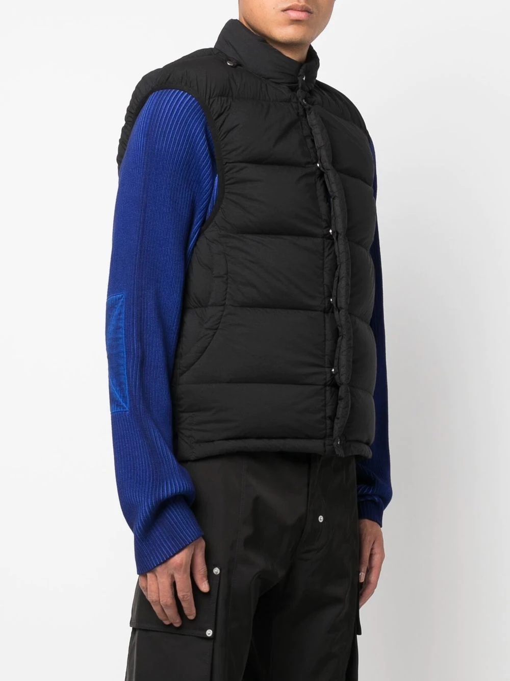 padded-design gilet - 3