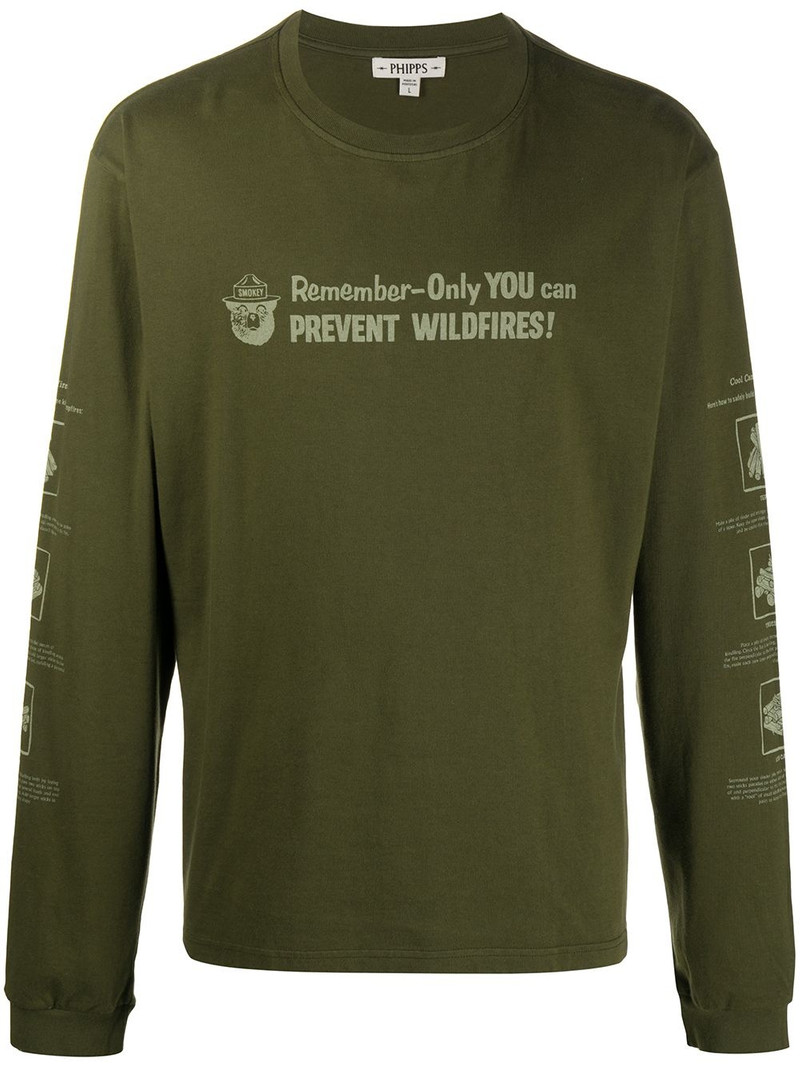 slogan print sweatshirt 1