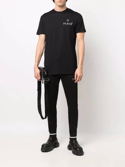 PHILIPP PLEIN logo-plaque cotton T-shirt outlook