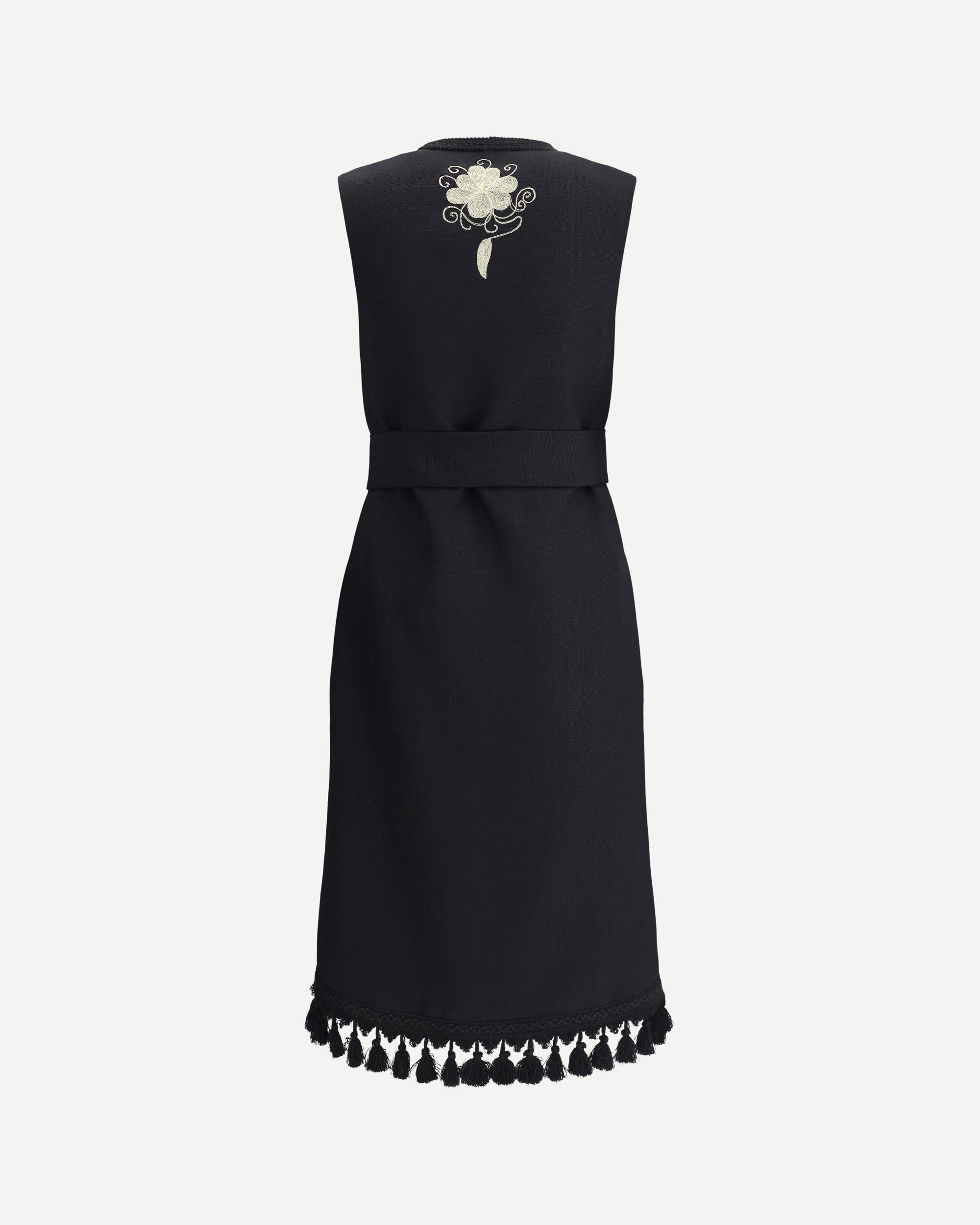 【VIP価格】VALENTINO Embroidered long Vest Valentino Embroidered long Vest | REVERSIBLE
