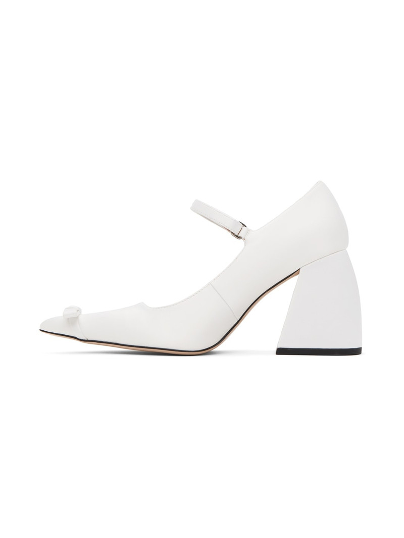 White Bow Heels 3