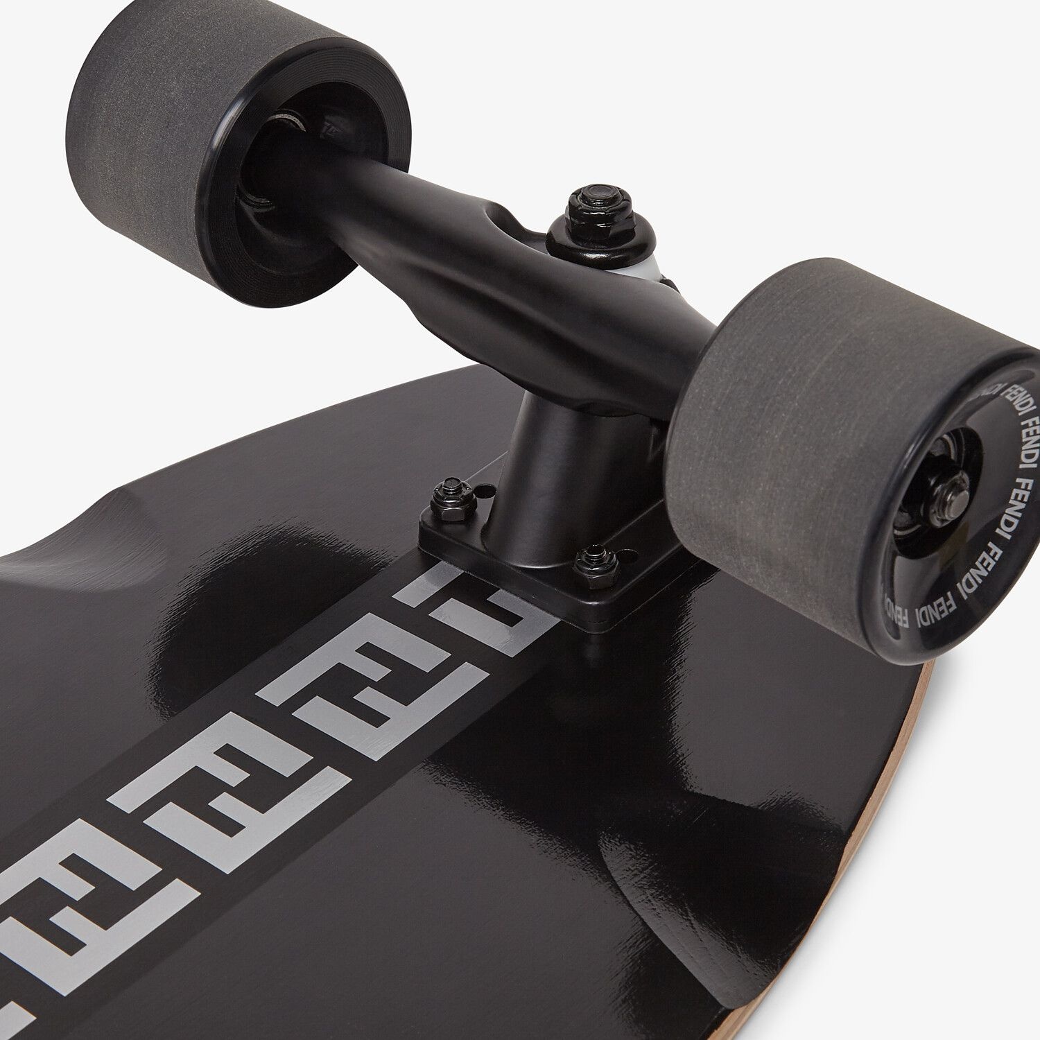 Black wooden longboard - 3