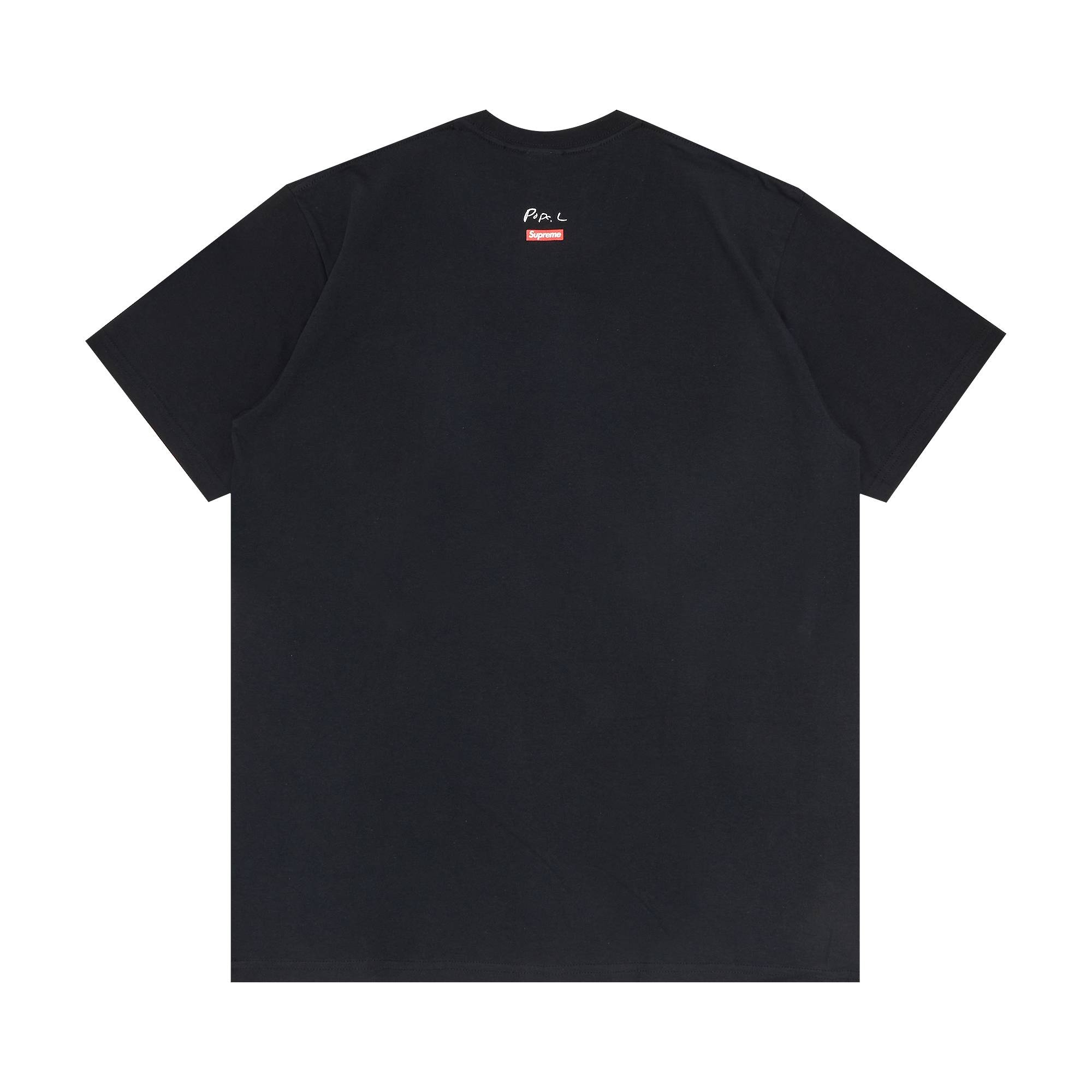 ♥Spreme Pope.L Training Crawl Tee Black♥ Supreme Supreme x Pope.L Training Crawl Tee 'Black' | REVERSIBLE
