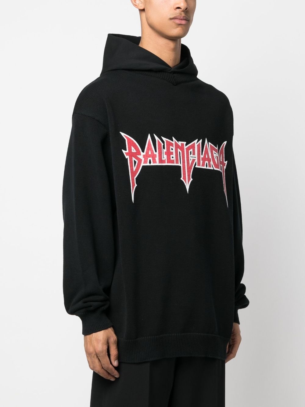 Metal cotton hoodie - 2