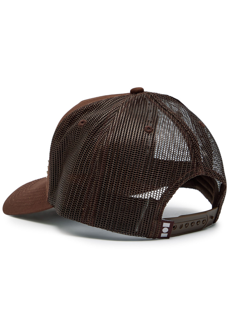 Nahmias Studded Printed Canvas Trucker hat - 2