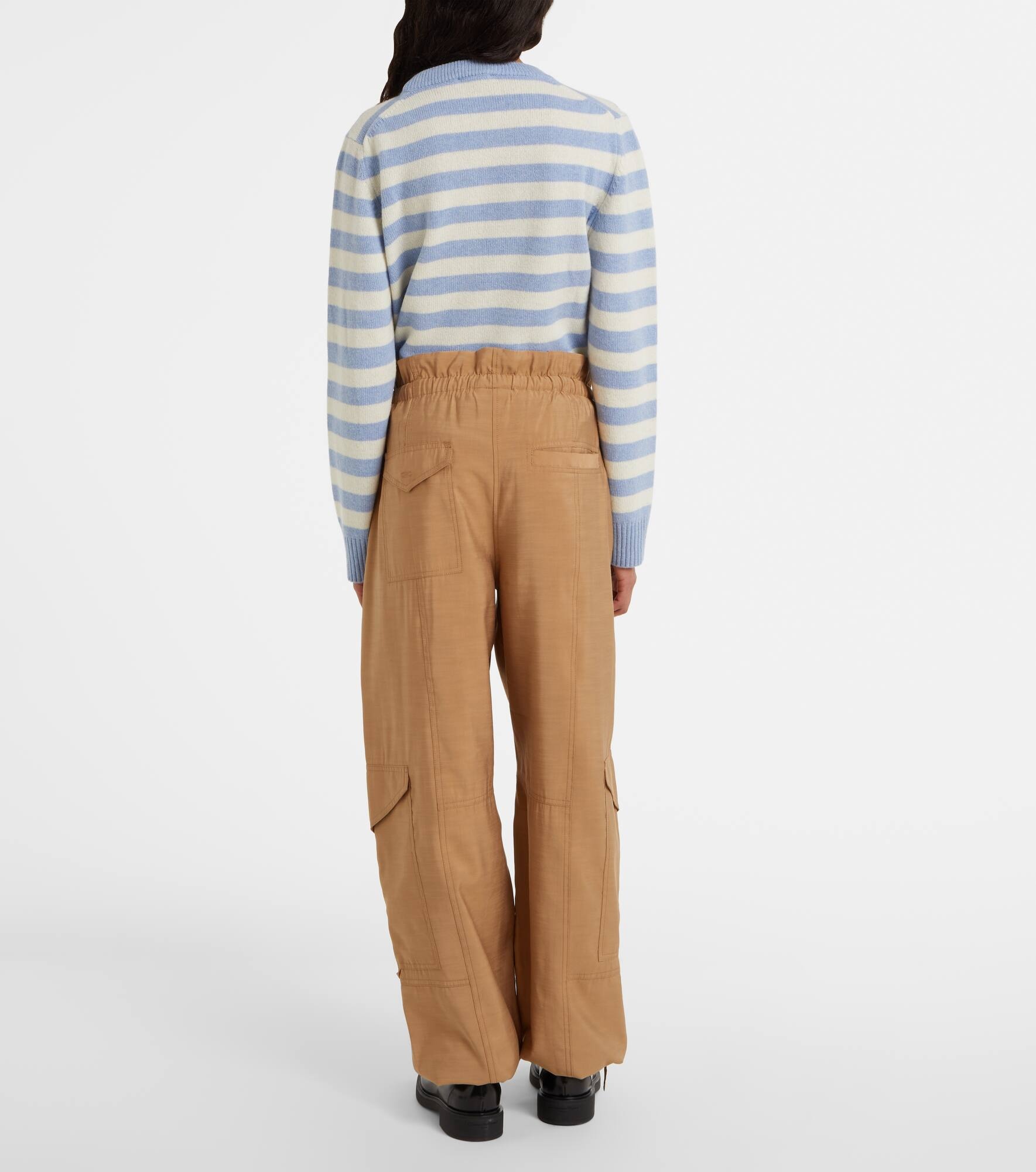 High-rise wide-leg pants - 3