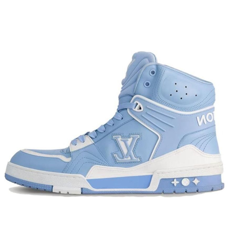 LOUIS VUITTON LV Trainer Sneaker Boots 'Blue' 1ABLST - 1