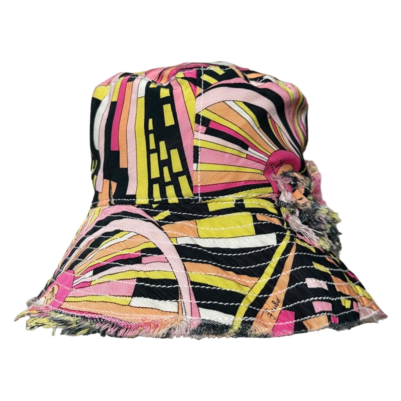 EMILIO PUCCI Fall Winter 2003 Floral Appliqué Bucket Hat - 2