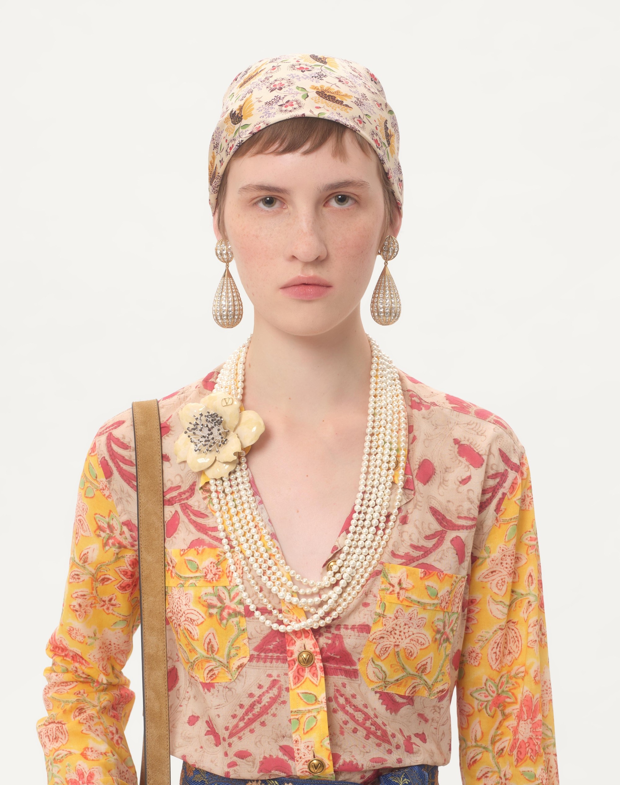 Valentino SHIRT IN MUSSOLA PAISLEY SPECULARE VOYAGE