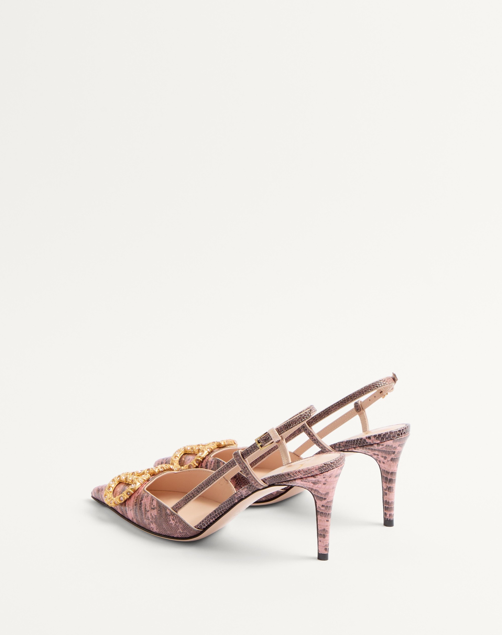 VLOGO SIGNATURE SLINGBACK PUMP IN TEJUS 80MM - 5