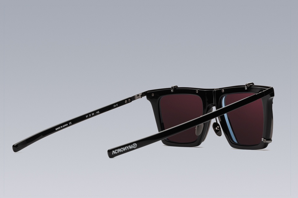F1-T-A F1-T Sunglasses Black Palladium/BC Blue/Gray - 19