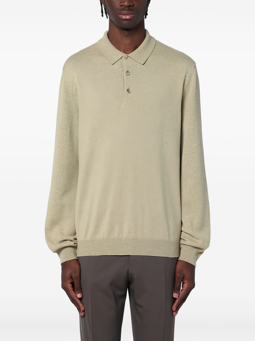 cashmere polo shirt - 1