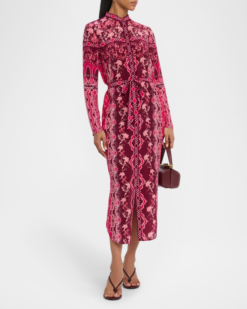 SALONI Molly Printed Long-Sleeve Dress outlook
