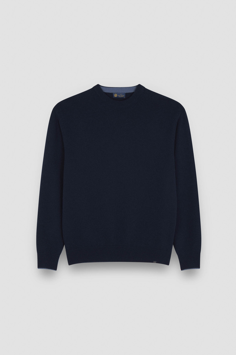 WOOL AND CASHMERE CREWNECK SWEATER 1