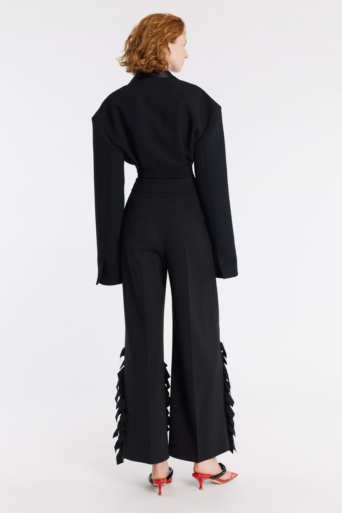 CULOTTES WITH RECTANGLE DETAIL BLACK - 2