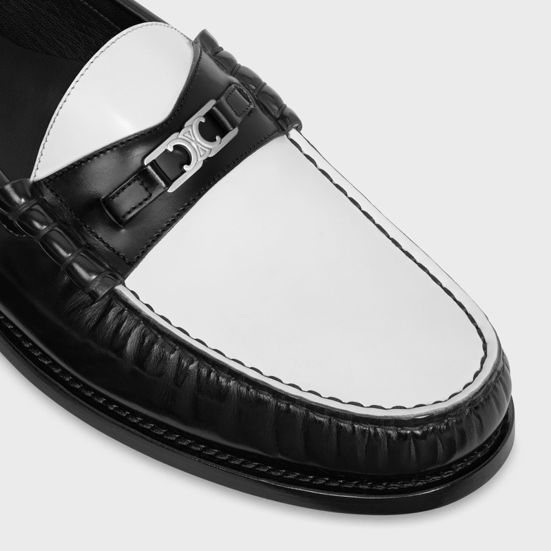 CELINE LUCO Triomphe Loafer in POLISHED BULLSKIN 4