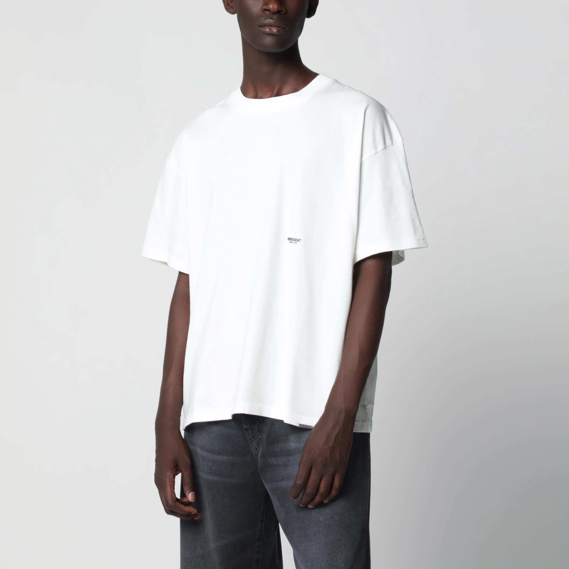 White Micro Owners Club cotton T-shirt - 1