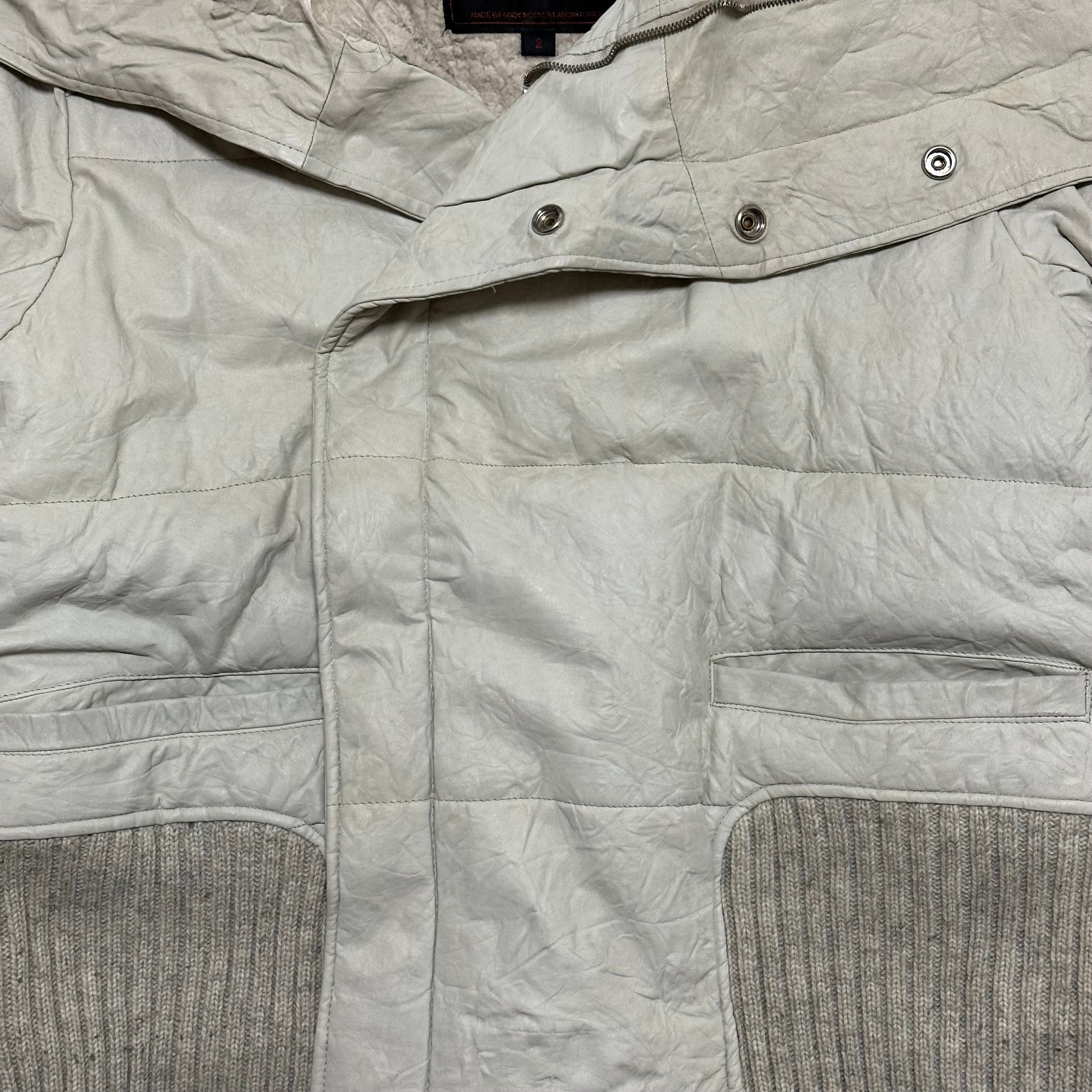 UNDERCOVER Fall Winter 2006 "Guru Guru" Fur Leather Jacket - 4