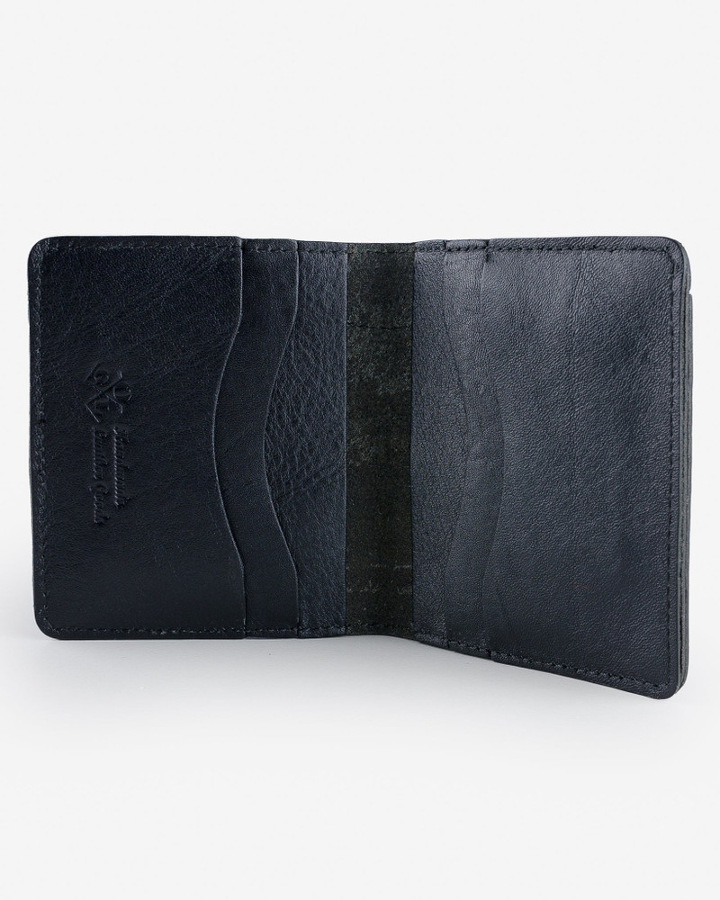 Iron Heart OGL-CONDOR-OB-TBLK OGL Condor Bifold Wallet with Outer Bill Slot - Tumbled Black outlook