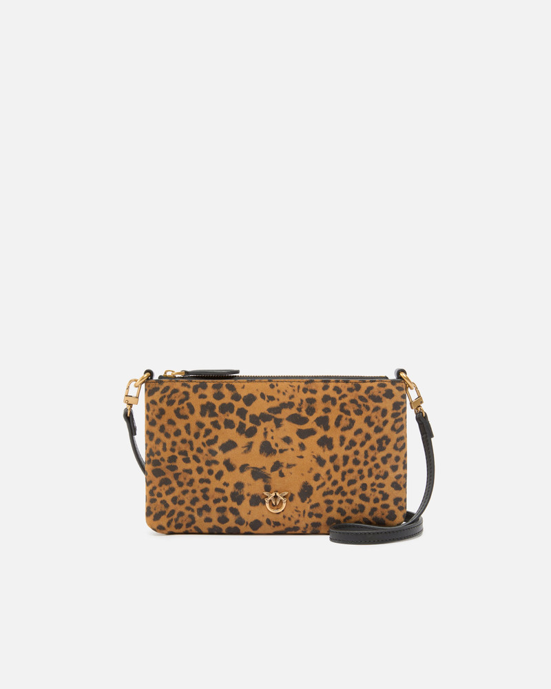 SMALL CROSSBODY CLUTCH IN LEOPARD-PRINT SUEDE 1