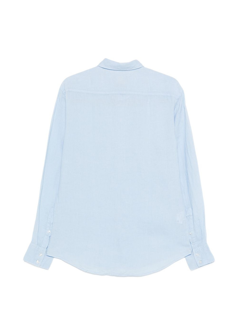BOSS logo-embroidered shirt outlook