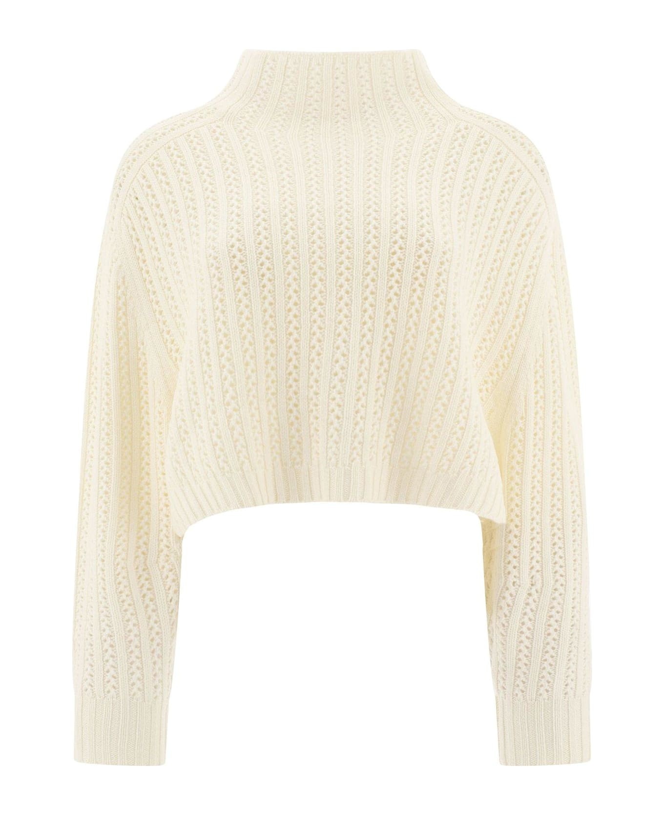 Hodeida High Neck Cropped Cardigan Max Mara - 1