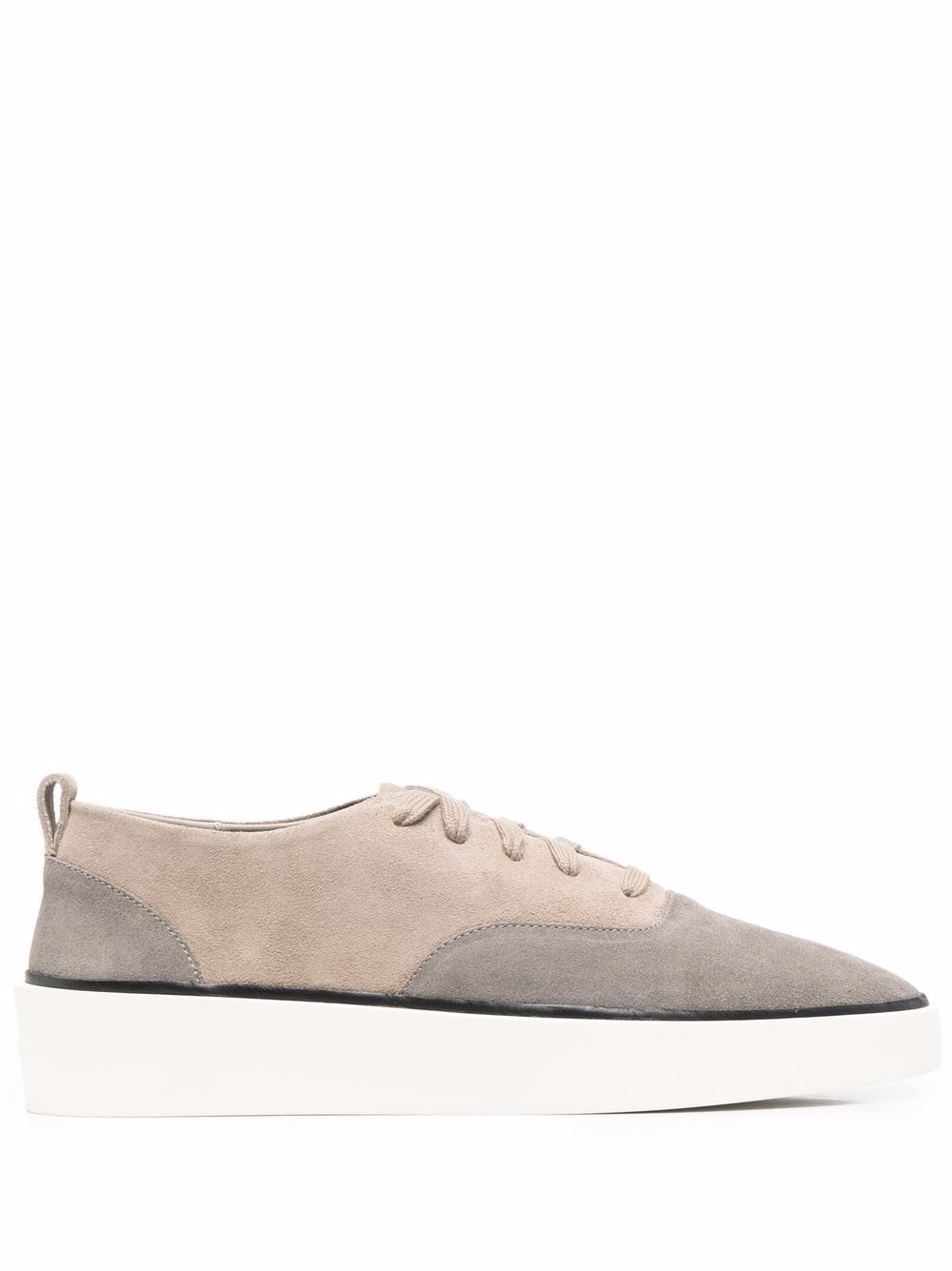 suede low-top sneakers - 1