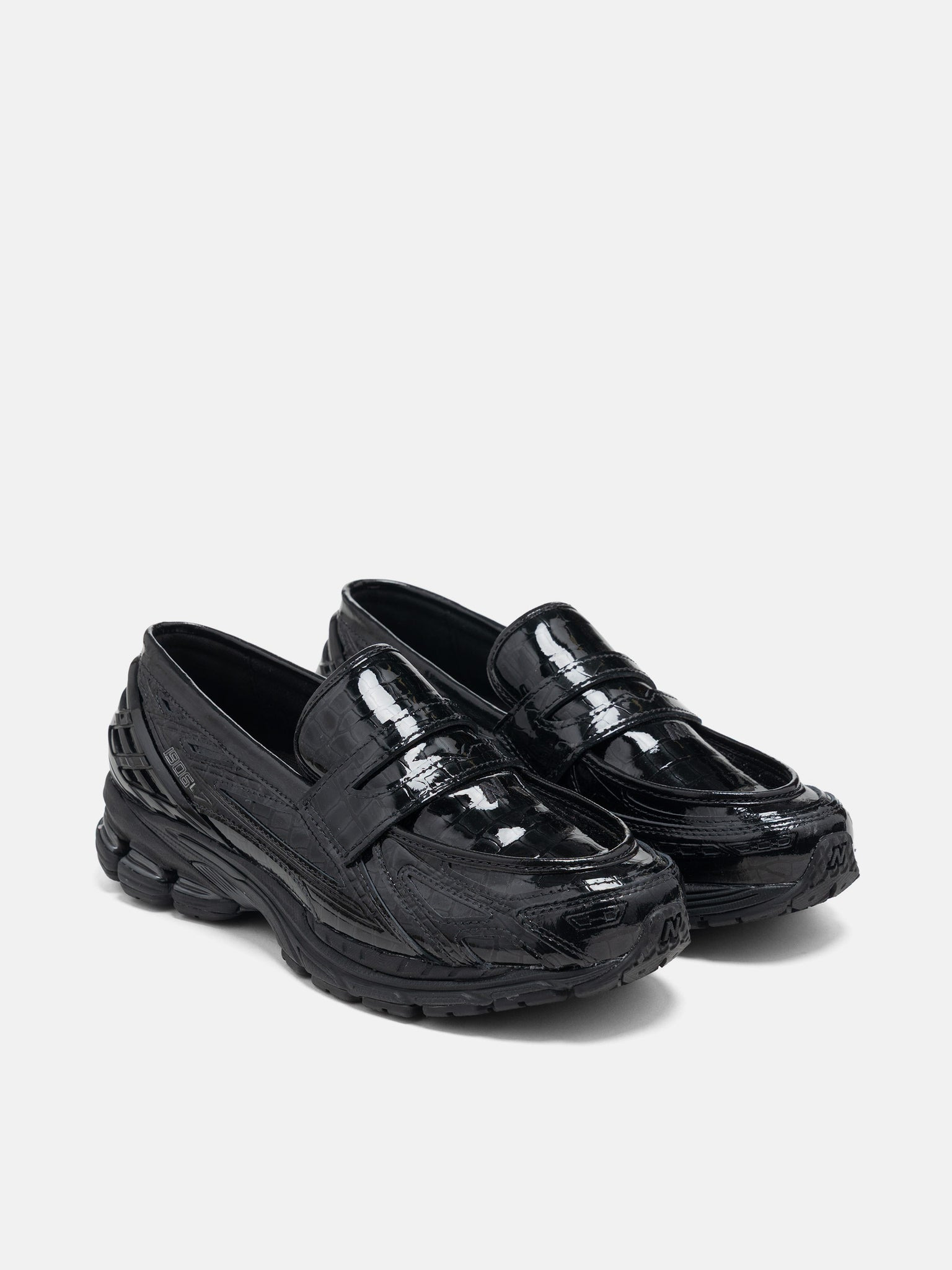 1906 Loafer "Patent Croc" Black - 2