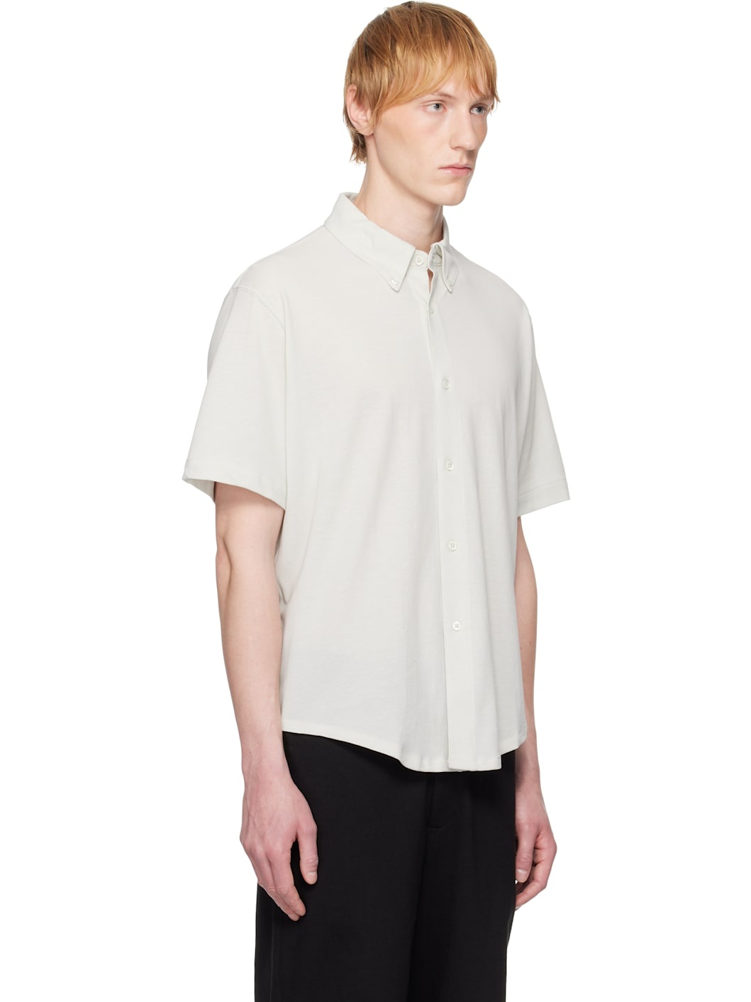 Off-White S/S Piqué Button Down Shirt - 2