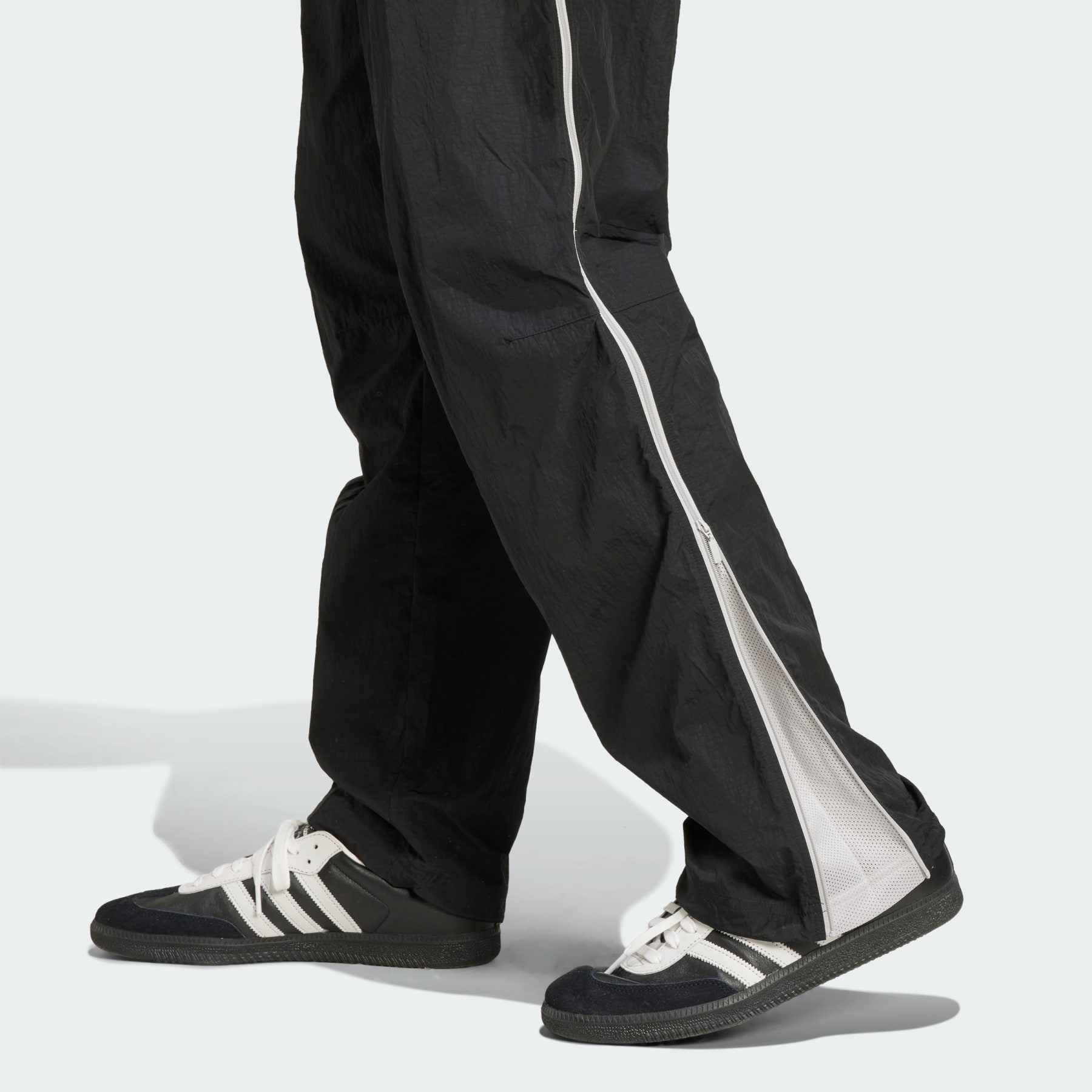 Fashion Side Mesh Zip Pants - 6