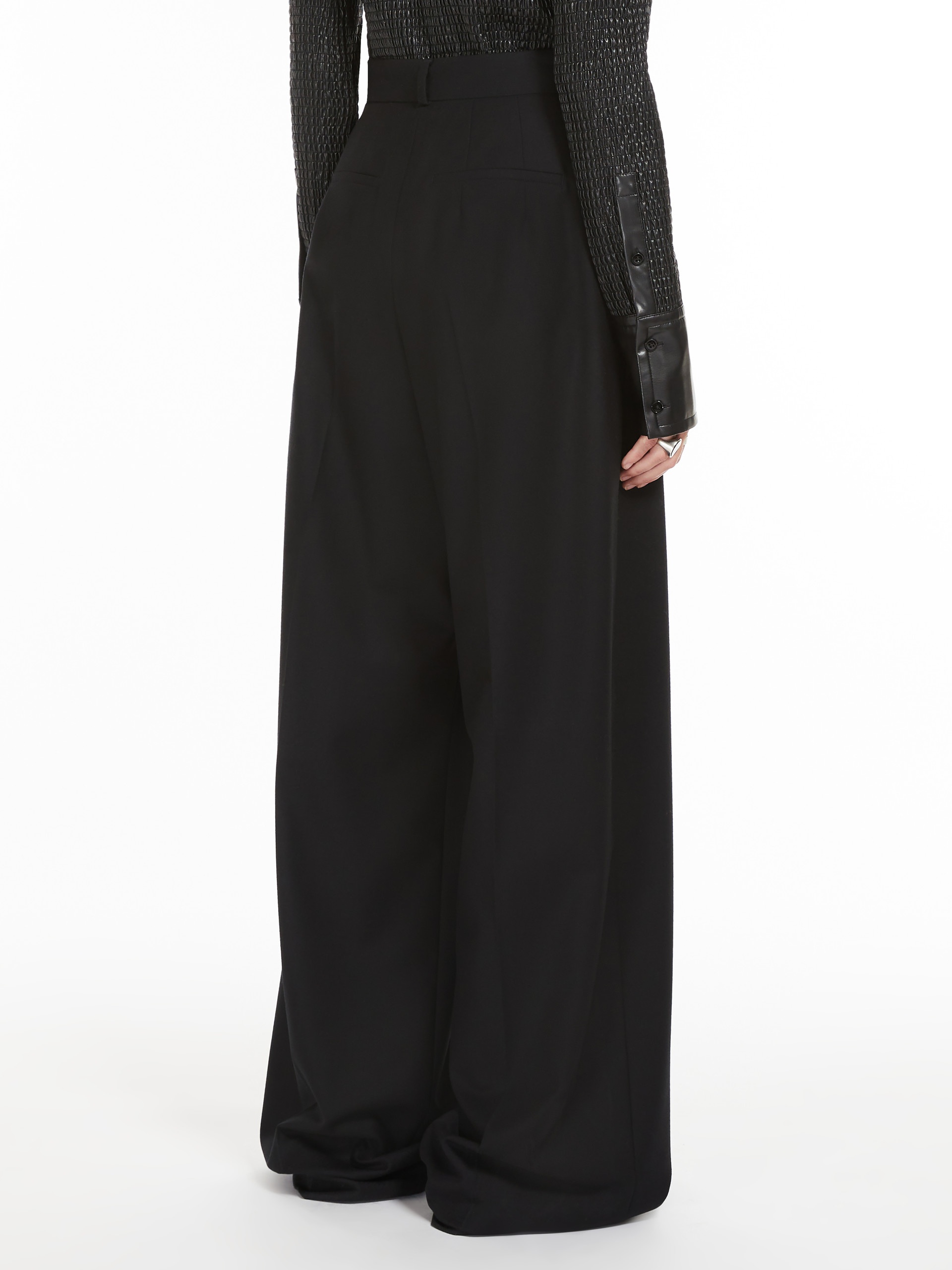 KIENS12 Oversized stretch wool trousers - 4